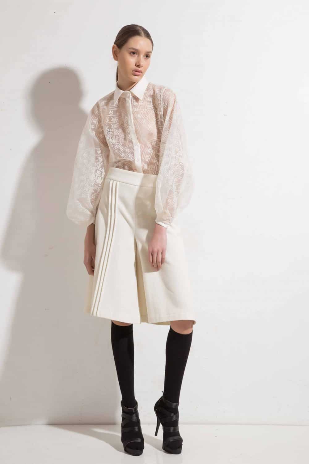 Wide womens' trousers MADLEN