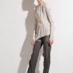 Asymmetric silk tunic BETINA