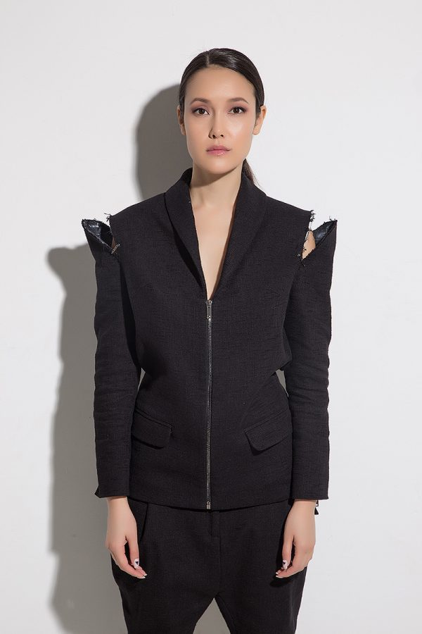 Extravagant ladies jacket ZETA NERA