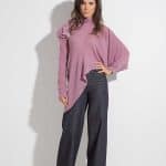 Asymmetric ladies blouse ALETA
