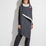 Asymmetric denim vest CATERINA