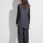 Asymmetric denim vest CATERINA