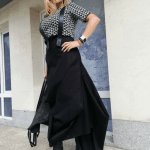 Extravagant asymmetric skirt FADA