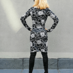 Short ladies dress FLOWER