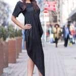 Асиметрична дамска рокля ATLAZ