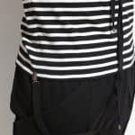 Sports T-shirt with hood STRIPE