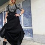 Extravagant asymmetric skirt FADA