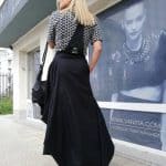Extravagant asymmetric skirt FADA