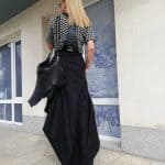 Extravagant asymmetric skirt FADA