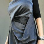 Asymmetrical ladies tunic AMELIA