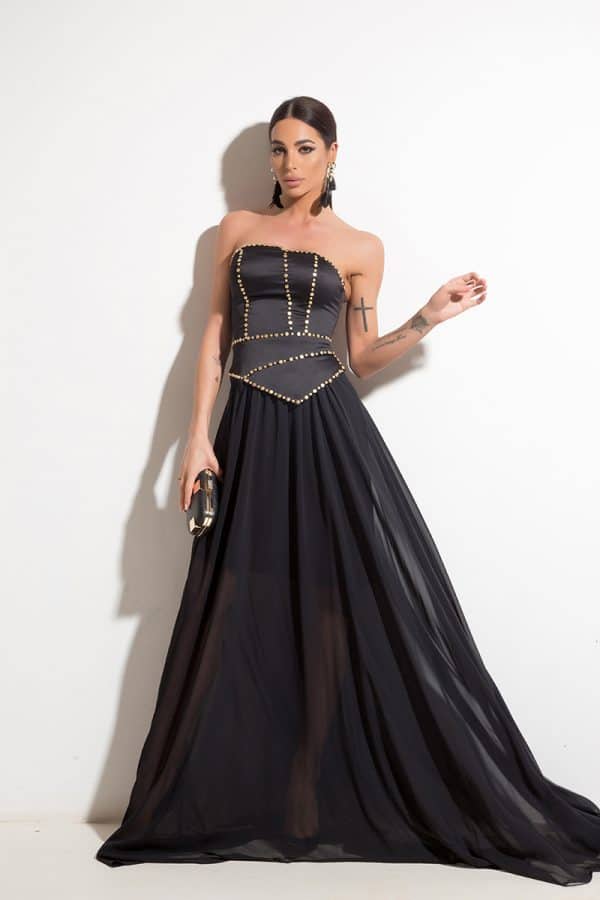 Long ladies dress CHIFFONE