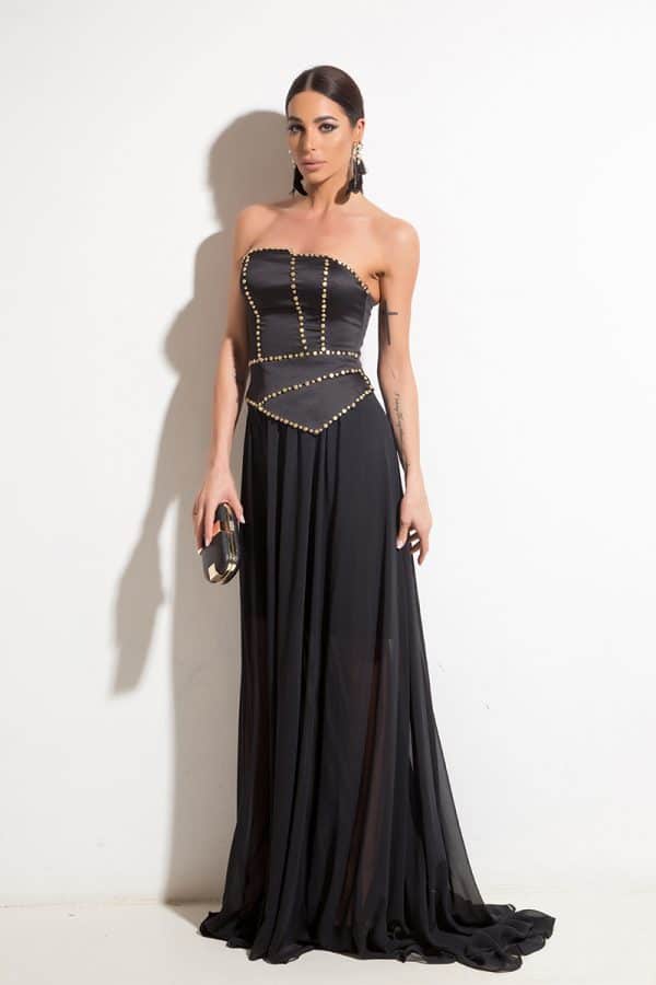 Long ladies dress CHIFFONE