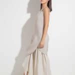 Stylish long dress YAVINA
