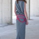 Long ladies dress GRAY