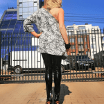 Asymmetric ladies tunic VASSENA