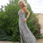 Long ladies dress DELINA