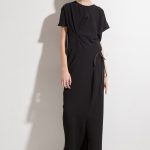 Long asymmetrical dress LIRETTA