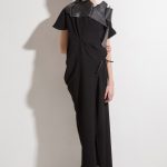 Long asymmetrical dress LIRETTA