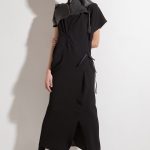 Long asymmetrical dress LIRETTA