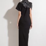 Long asymmetrical dress LIRETTA