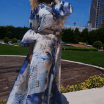 Long ladies dress 1050