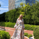 Long ladies dress 1051