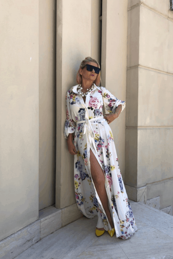 Long ladies dress 1051