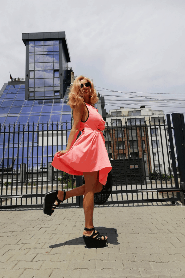 Short ladies dress 1036