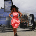 Short ladies dress 1036