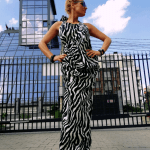 Long ladies dress 1041