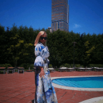 Long ladies dress 1050