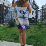 Short ladies dress 1039