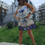 Short ladies dress 1039