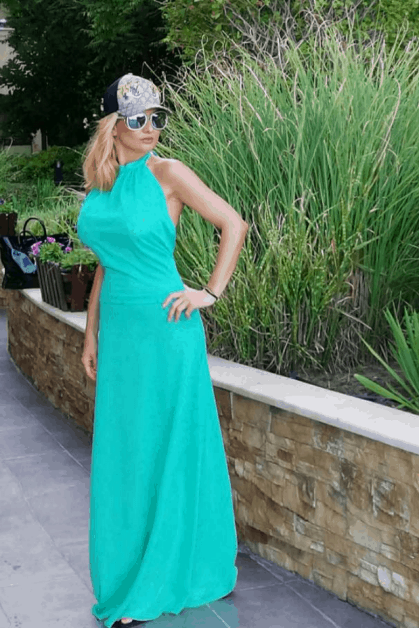 Long ladies dress 1035