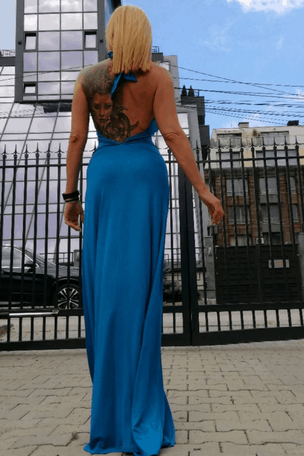 Long ladies dress 1034