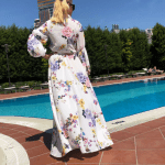 Long ladies dress 1051