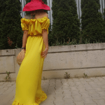 Long ladies dress 1073