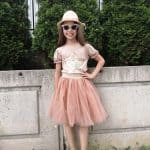 Children skirt of tulle 3002