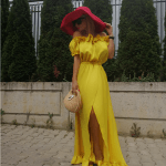 Long ladies dress 1073