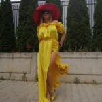 Long ladies dress 1073