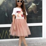 Children skirt of tulle 3002