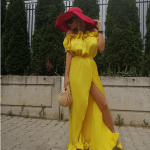 Long ladies dress 1073