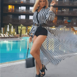 Long transparent dress 1095