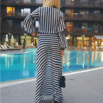 Long transparent dress 1095