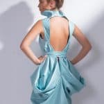 Ladies’ dress with a naked back 1093