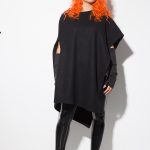 Asymmetrical women's cloak 1125