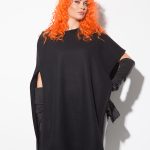 Asymmetrical women’s cloak 1125