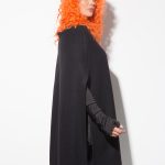 Asymmetrical women’s cloak 1125