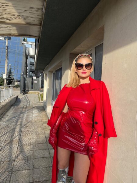 Дамска рокля лак- 1364