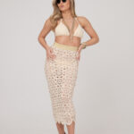 Дамска плетена пола- 1656